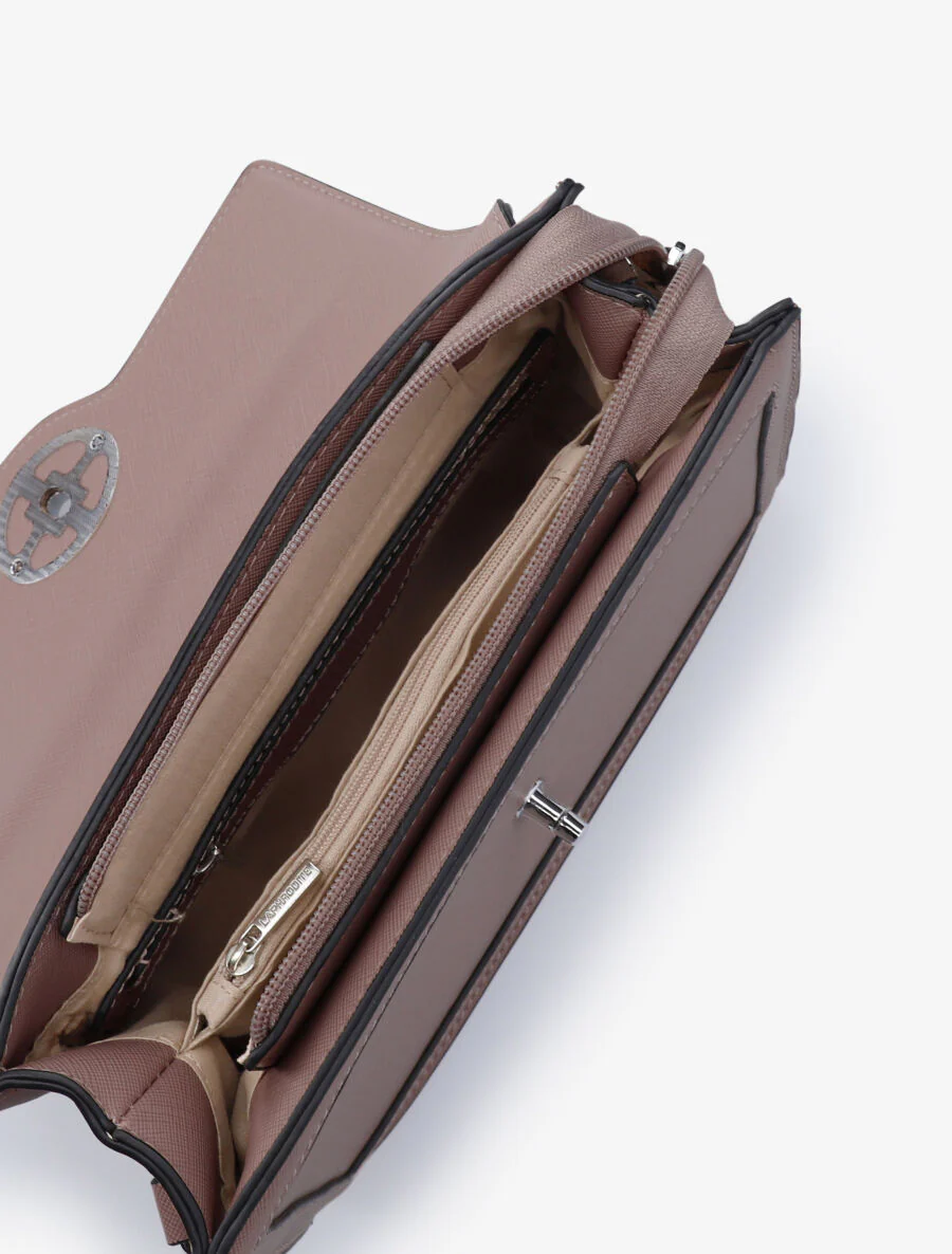 Sac besace Sally - Vieux rose - Image 4