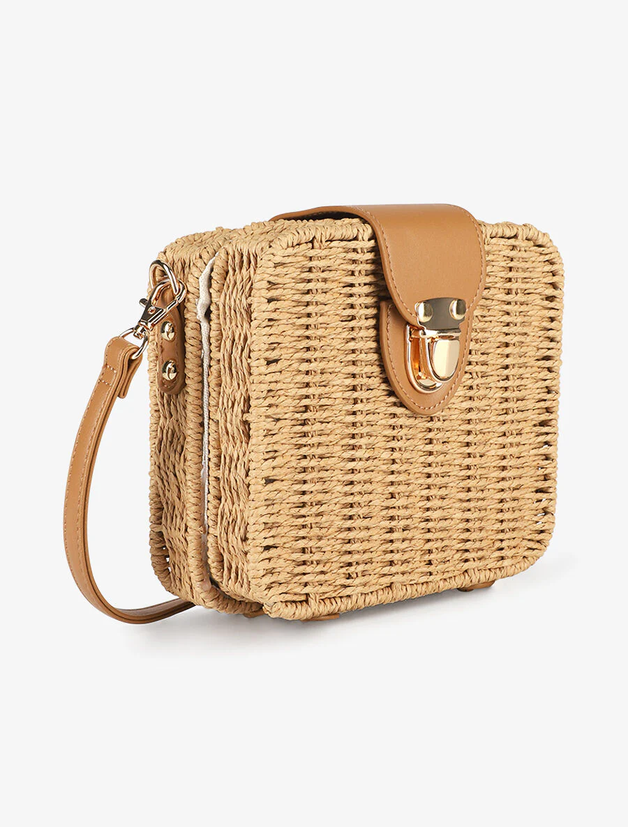Sac besace Sandrine - Camel - Image 3