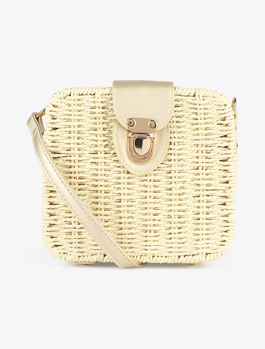 Sac besace Sandrine - Or