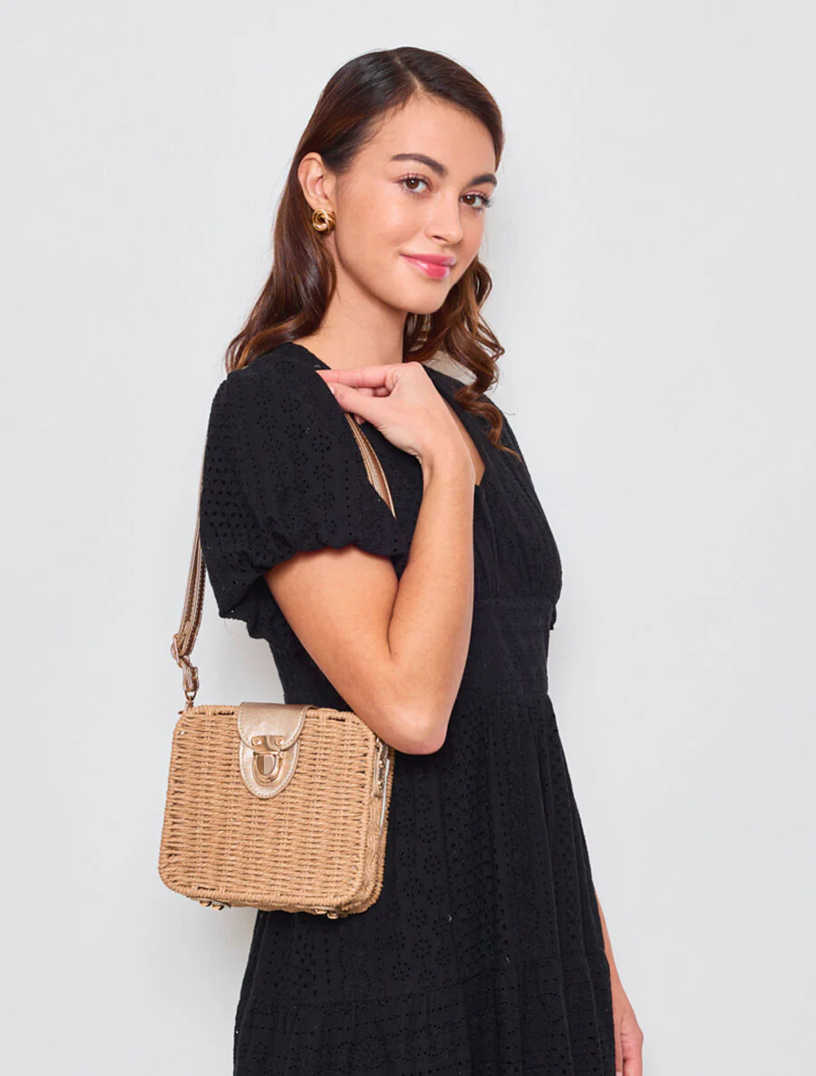 Sac besace Sandrine - Bronze