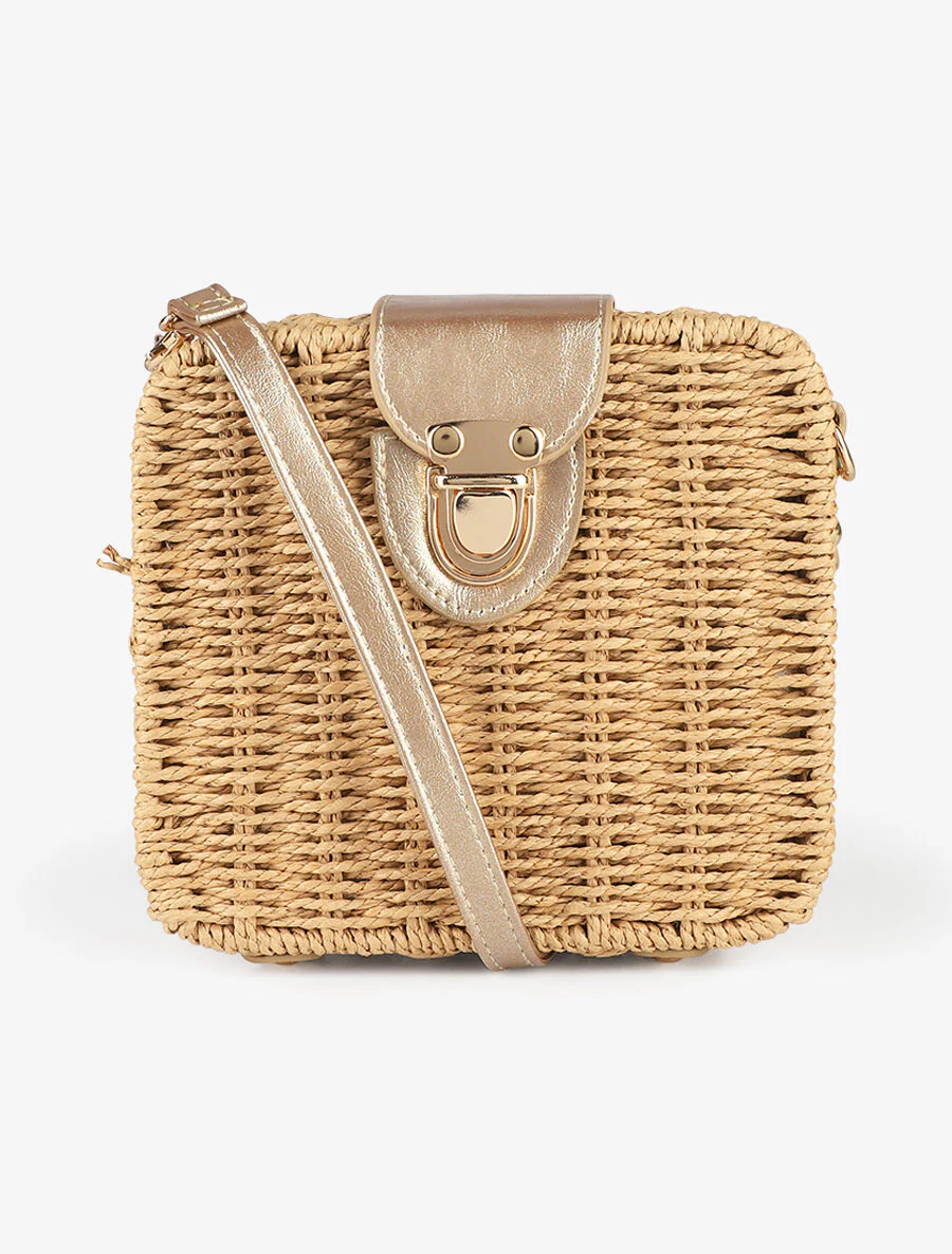 Sac besace Sandrine - Bronze - Image 2
