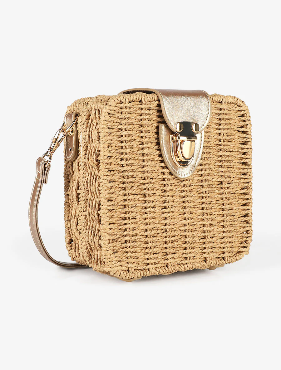 Sac besace Sandrine - Bronze - Image 4