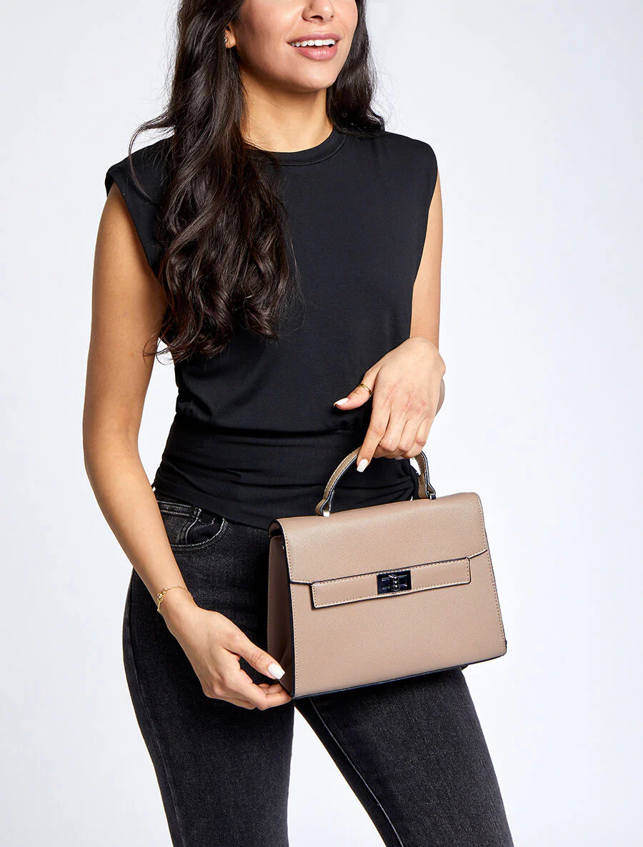 Sac besace Suzanne - Beige - Image 4