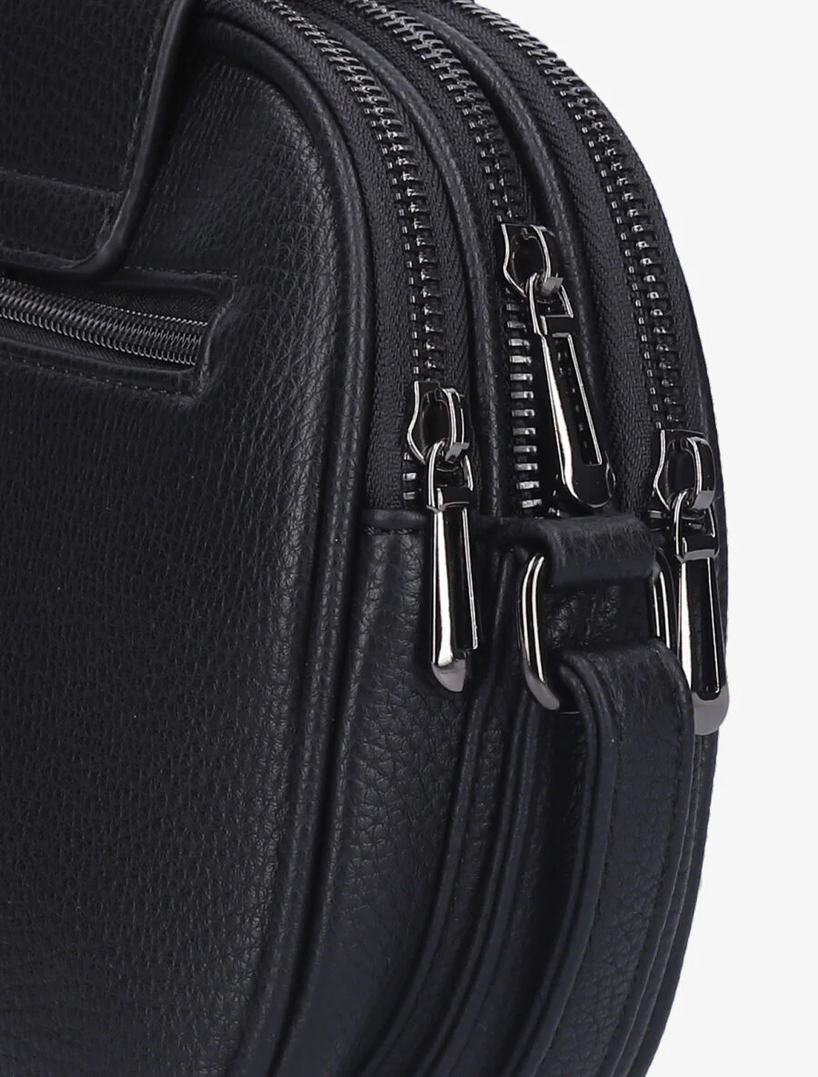 Sac besace Sylvie - Noir - Image 4