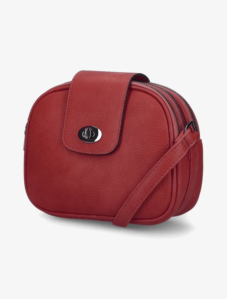Sac besace Sylvie - Rouge - Image 2