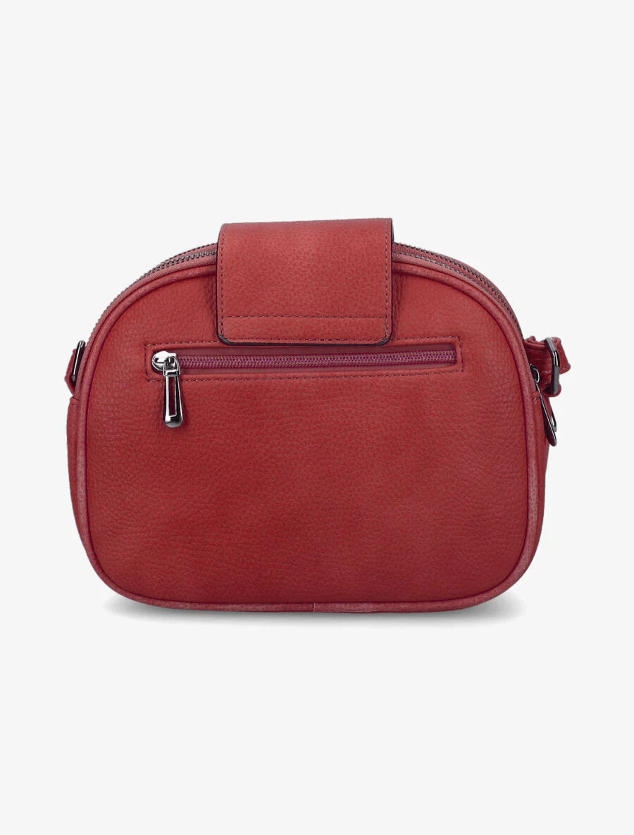 Sac besace Sylvie - Rouge - Image 3