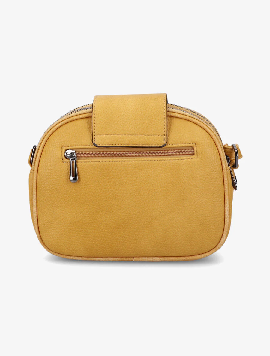 Sac besace Sylvie - Jaune moutarde - Image 3