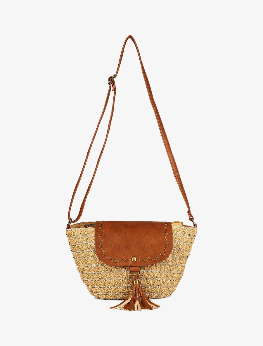 Sac besace Tess - Camel/or - Image 3