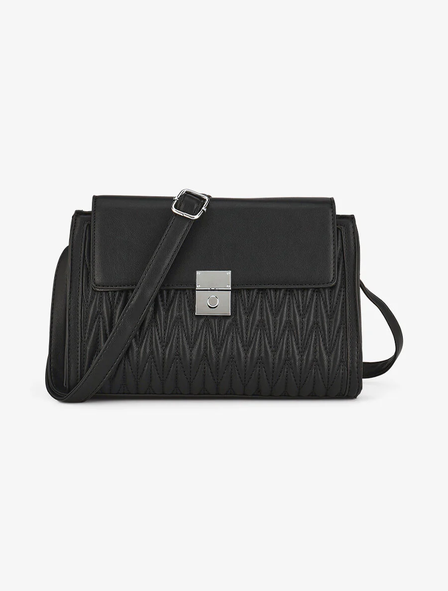Sac besace Thibaula - Noir
