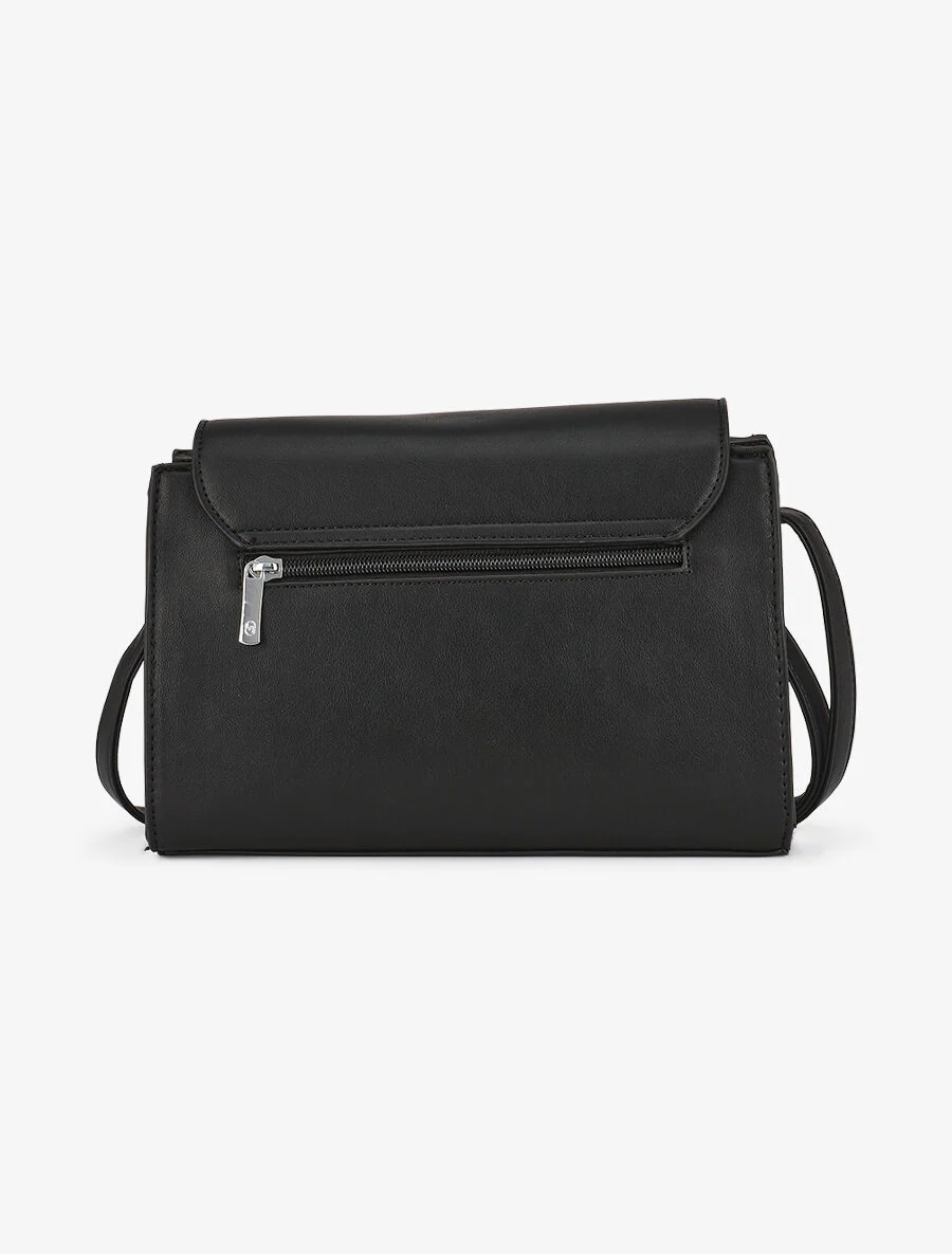 Sac besace Thibaula - Noir - Image 2