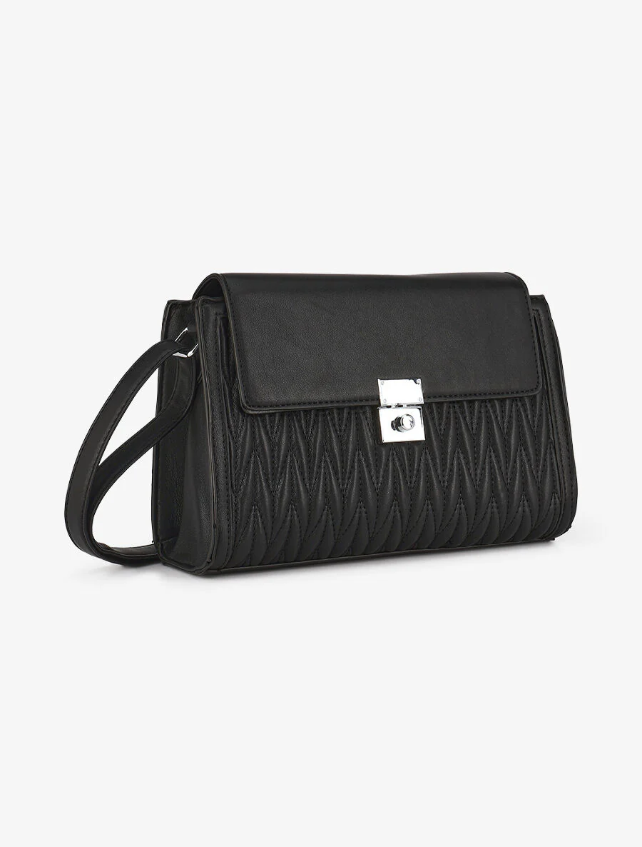 Sac besace Thibaula - Noir - Image 3