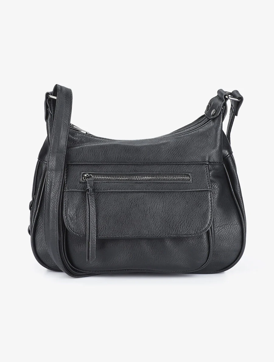 Sac besace Valeria - Noir