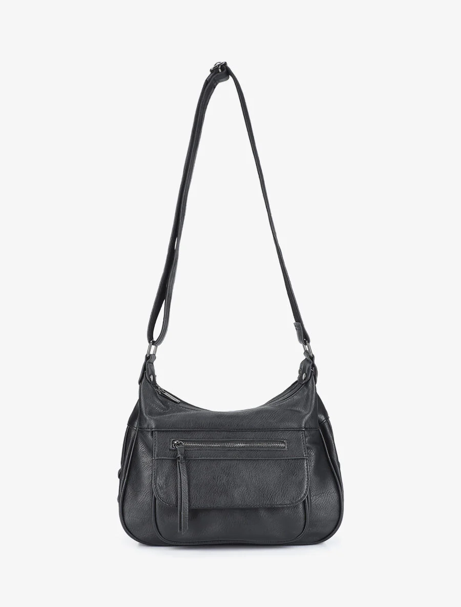 Sac besace Valeria - Noir - Image 3