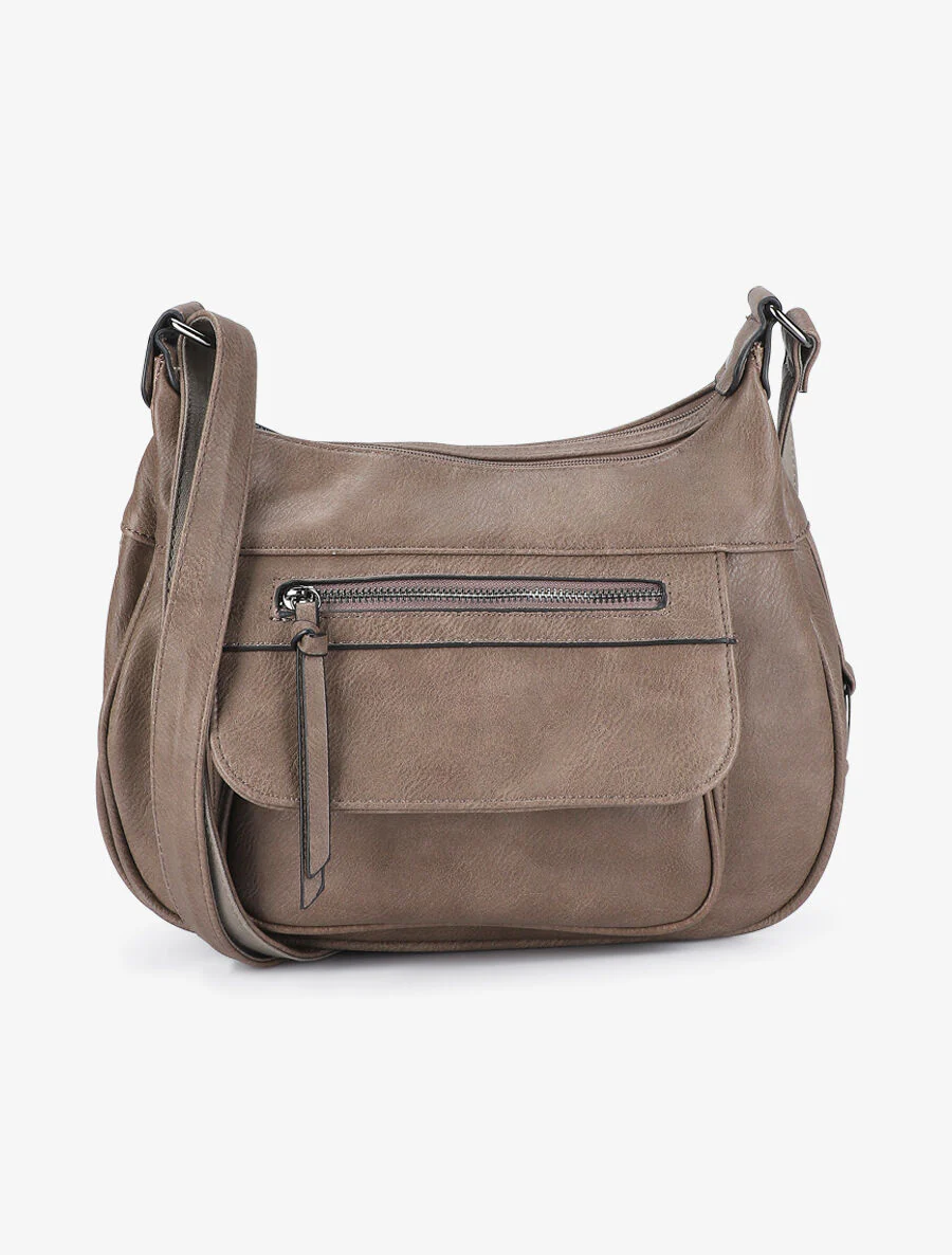 Sac besace Valeria - Taupe