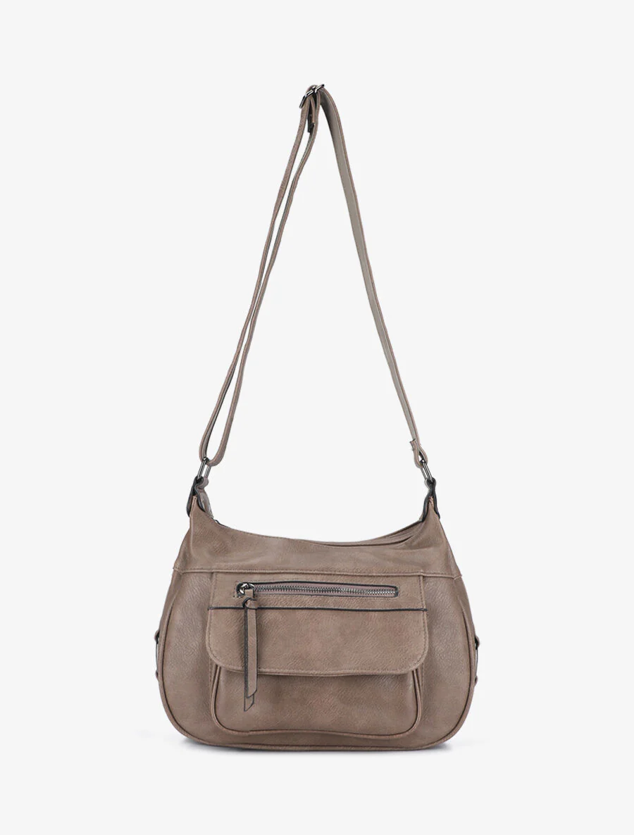 Sac besace Valeria - Taupe - Image 3