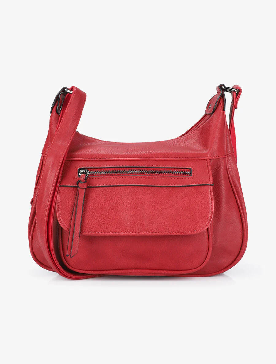 Sac besace Valeria - Rouge