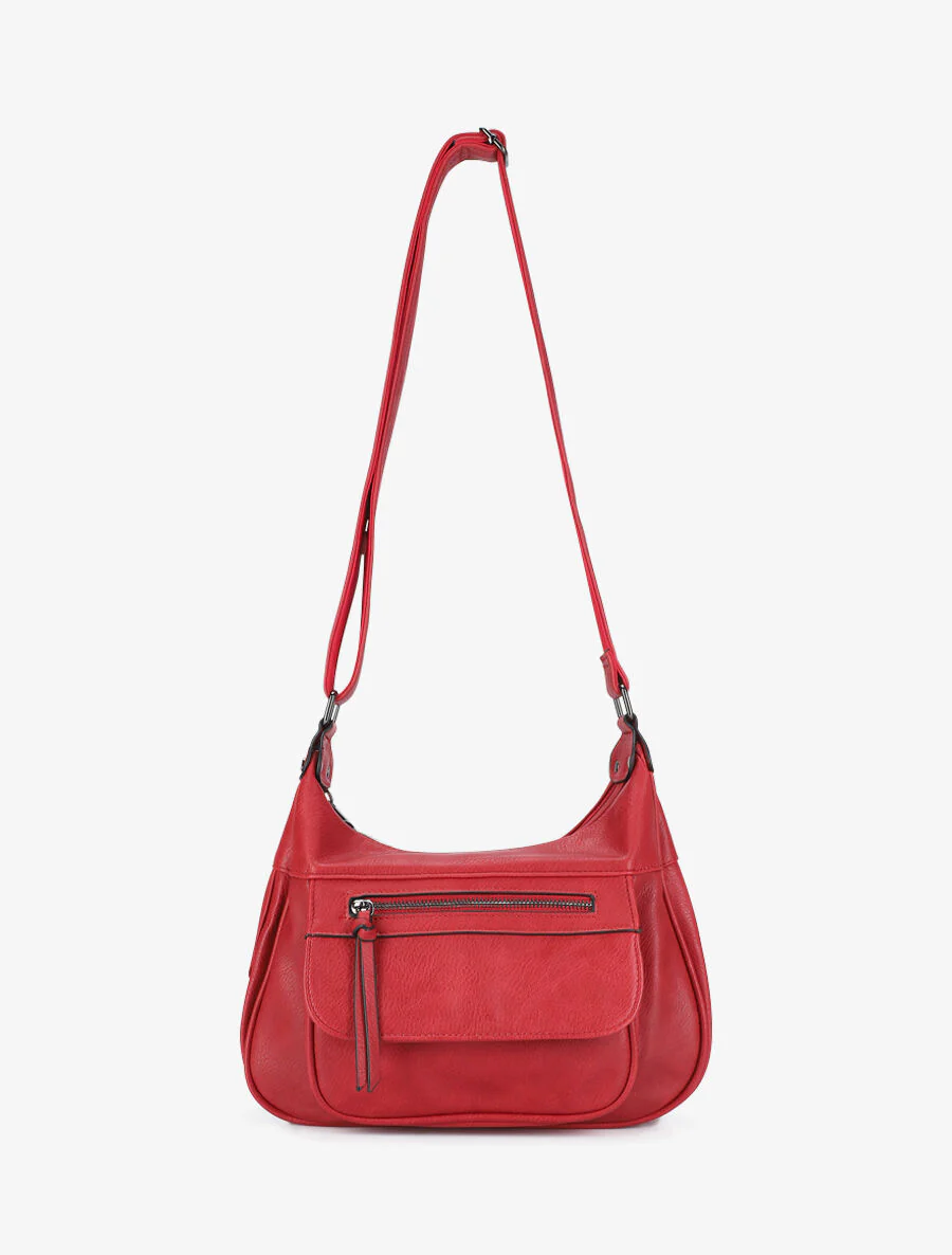 Sac besace Valeria - Rouge - Image 3