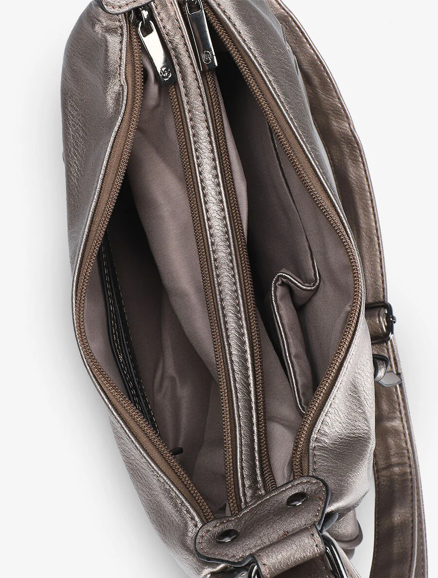 Sac besace Valeria - Bronze - Image 4