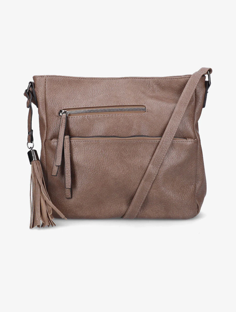Sac besace Zoé - Taupe