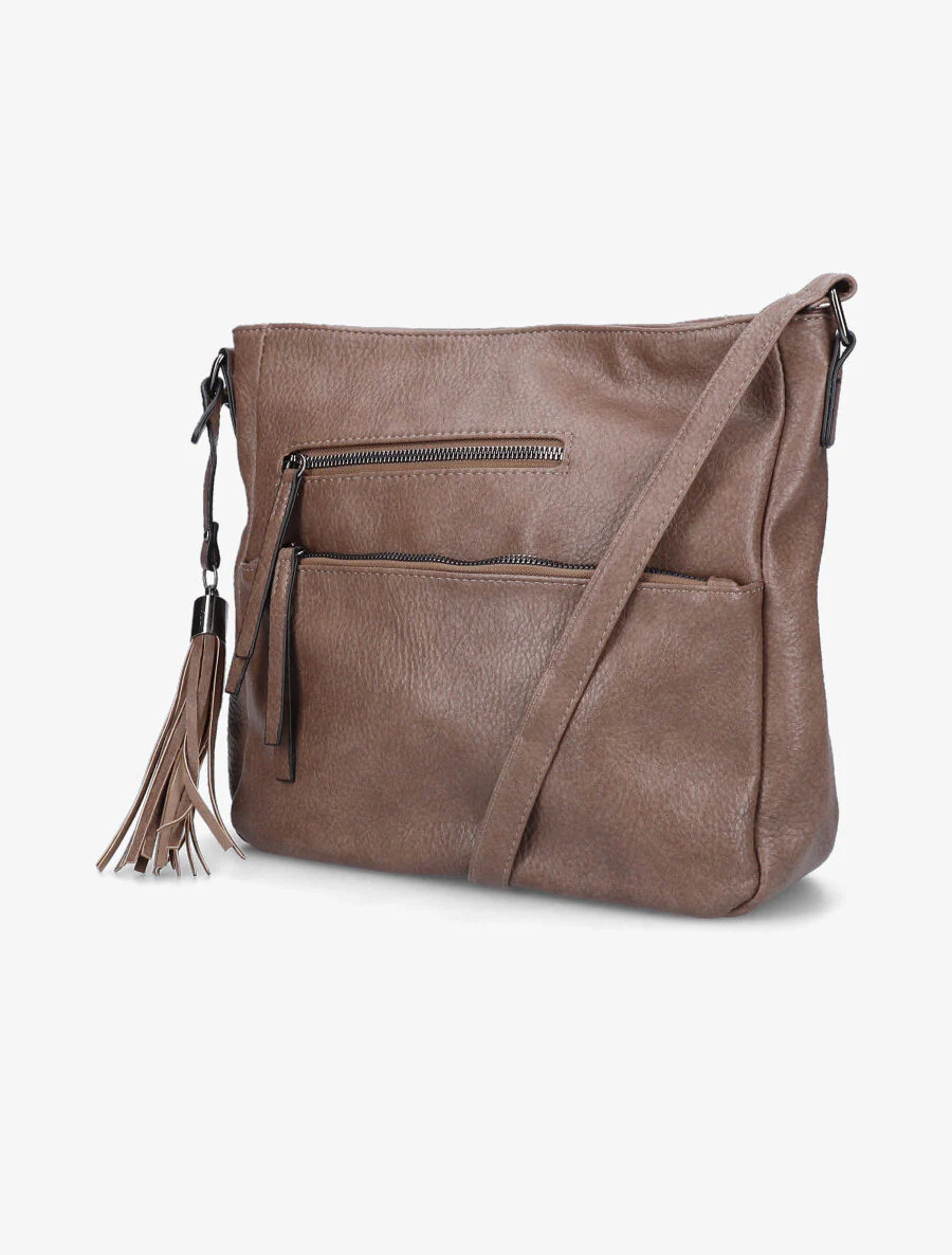 Sac besace Zoé - Taupe - Image 2