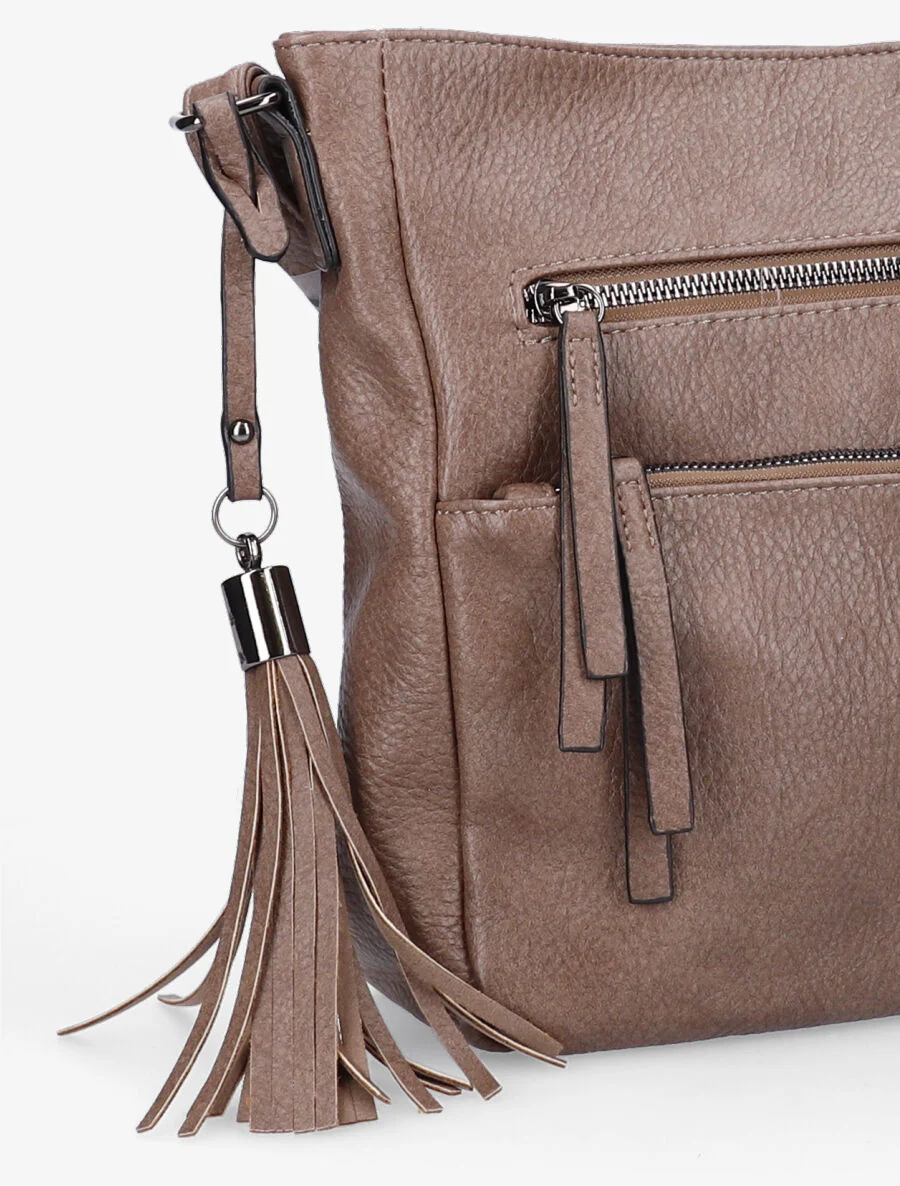 Sac besace Zoé - Taupe - Image 4