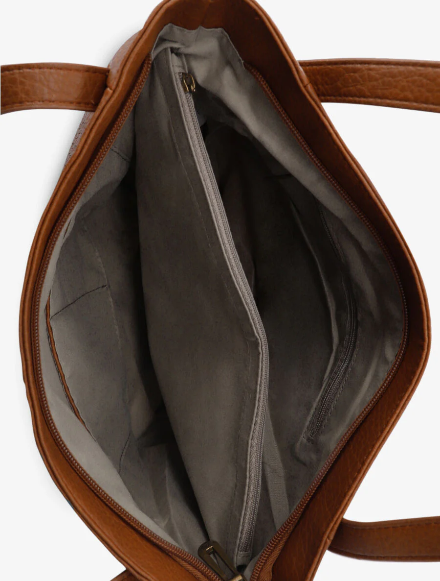 Sac cabas Amilia - Camel - Image 6
