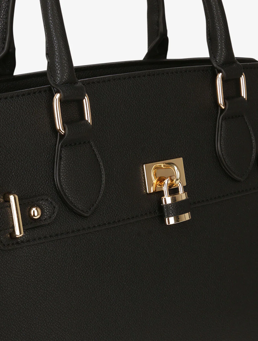 Sac cabas Caroline - Noir - Image 4