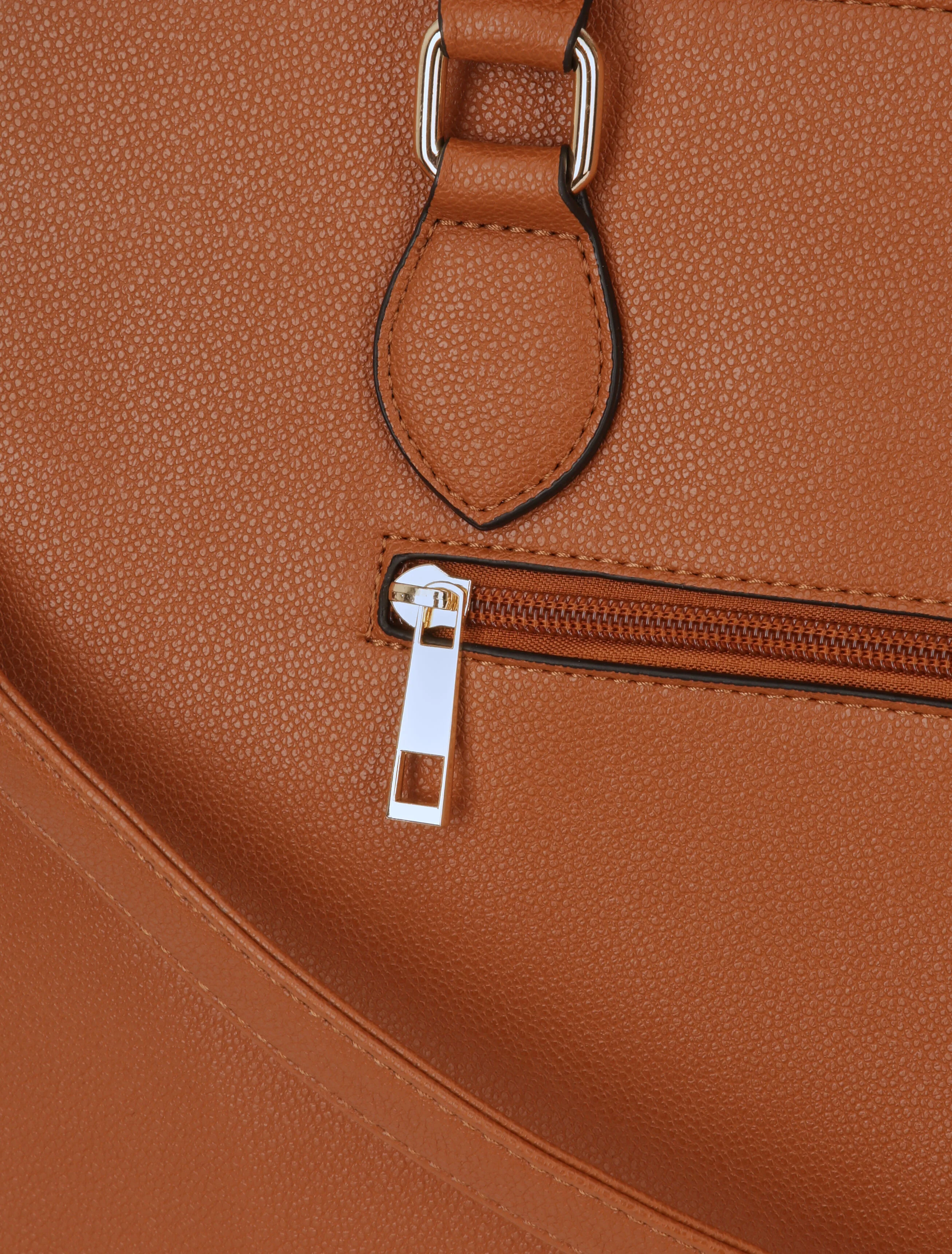 Sac cabas Caroline - Camel - Image 4