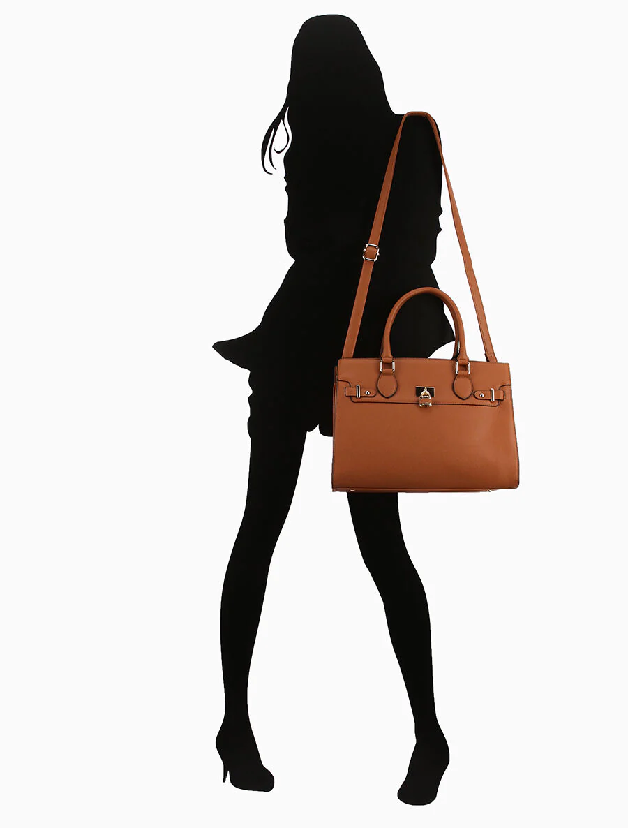 Sac cabas Caroline - Camel - Image 5