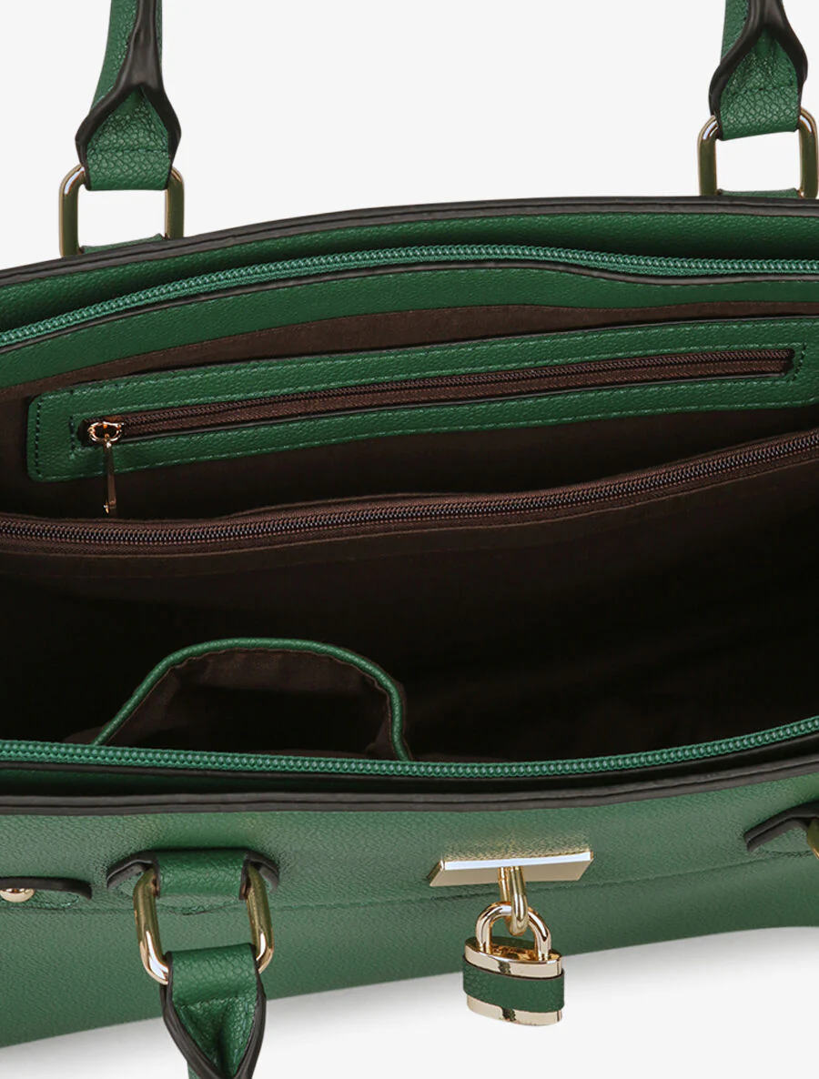 Sac cabas Caroline - Vert - Image 4