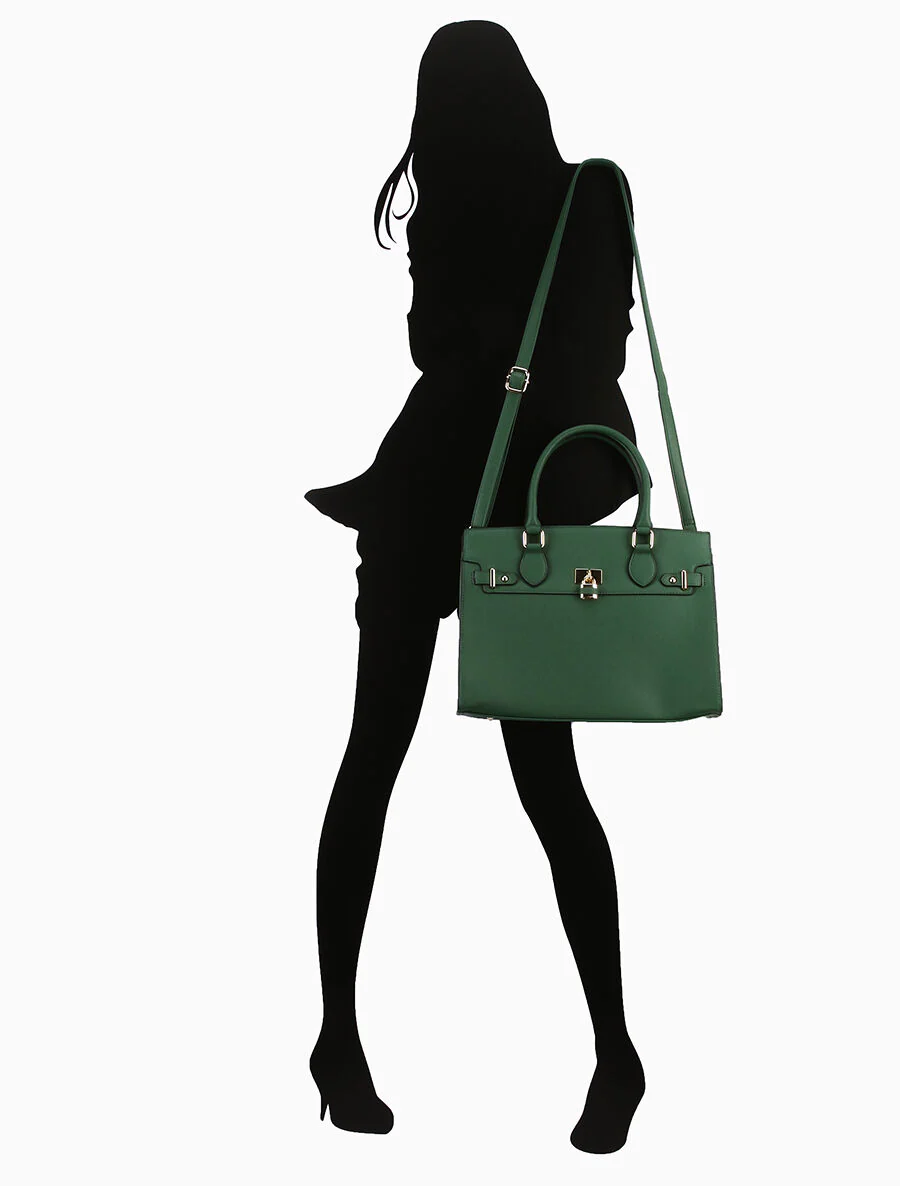 Sac cabas Caroline - Vert - Image 5