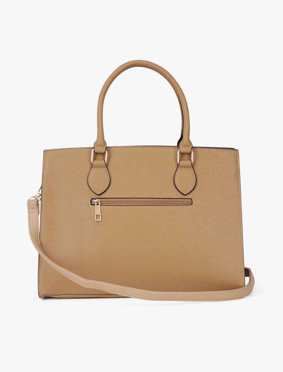 Sac cabas Caroline - Taupe - Image 3