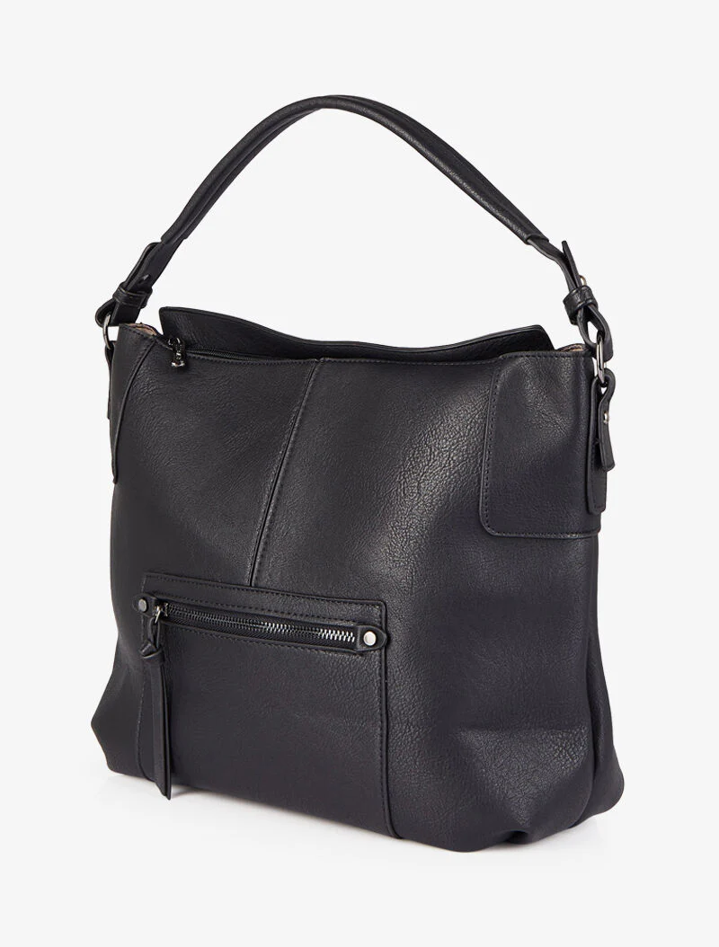 Sac cabas Danielle - Noir - Image 2
