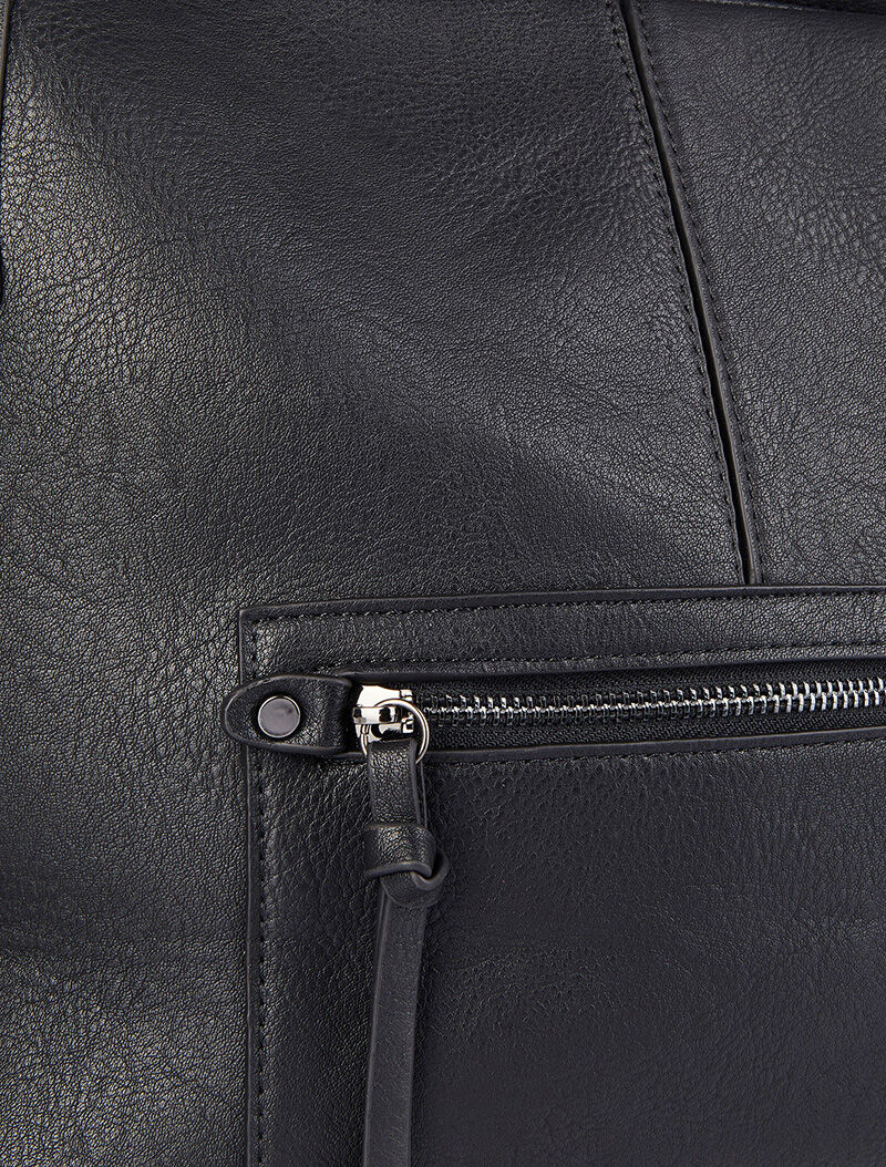 Sac cabas Danielle - Noir - Image 4