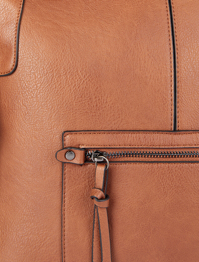Sac cabas Danielle - Camel - Image 4