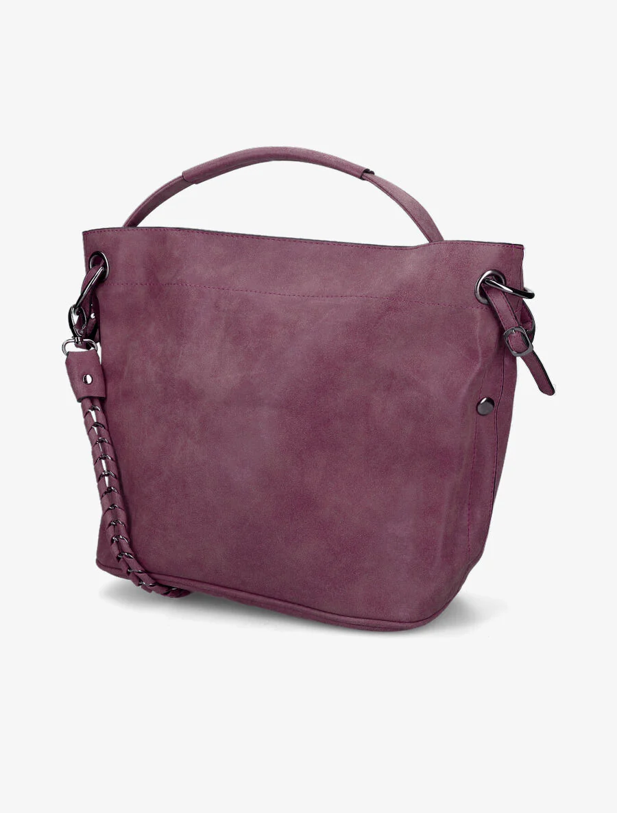 Sac cabas Elena - Bordeaux - Image 3