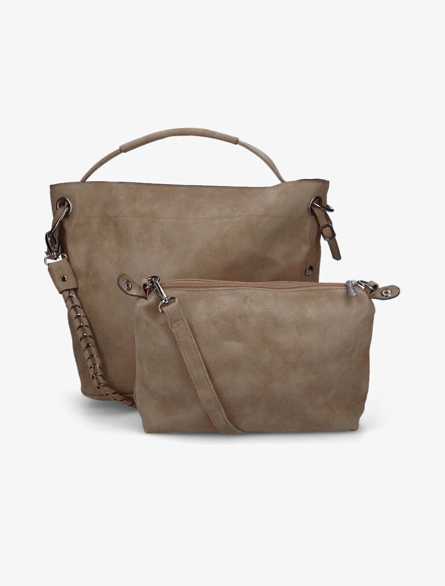 Sac cabas Elena - Taupe - Image 2