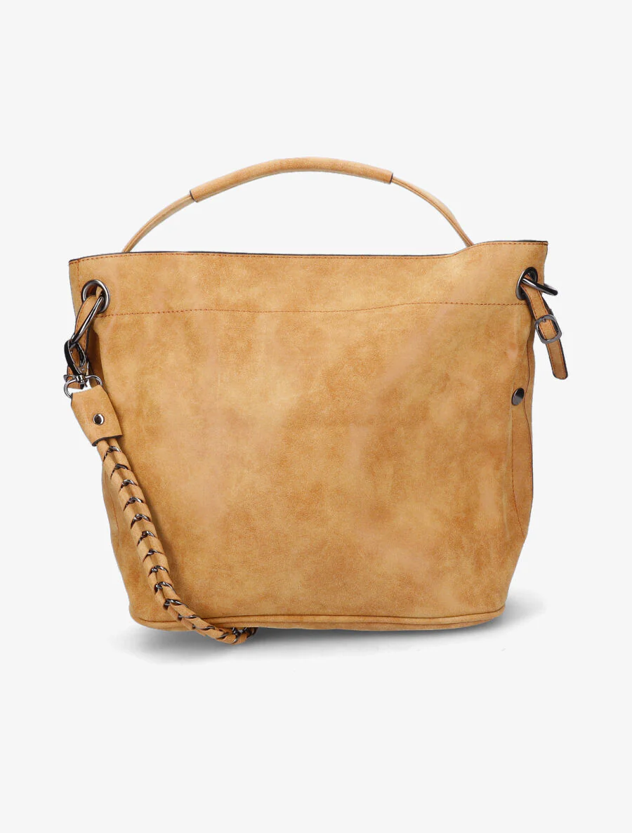 Sac cabas Elena - Jaune moutarde