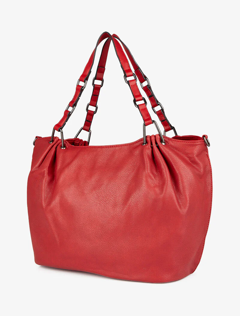 Sac cabas Elisa - Rouge - Image 2