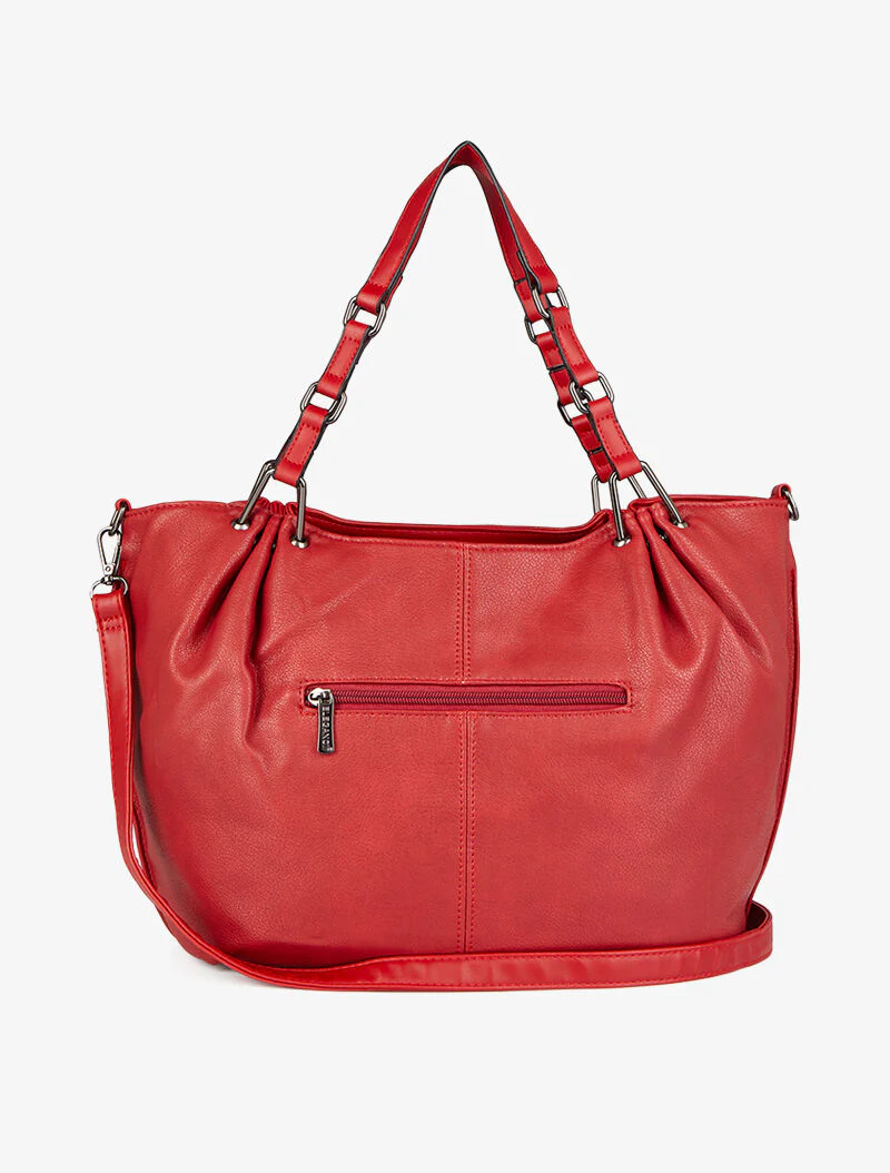 Sac cabas Elisa - Rouge - Image 3