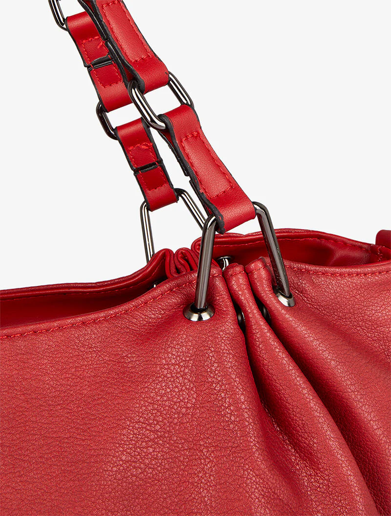 Sac cabas Elisa - Rouge - Image 4