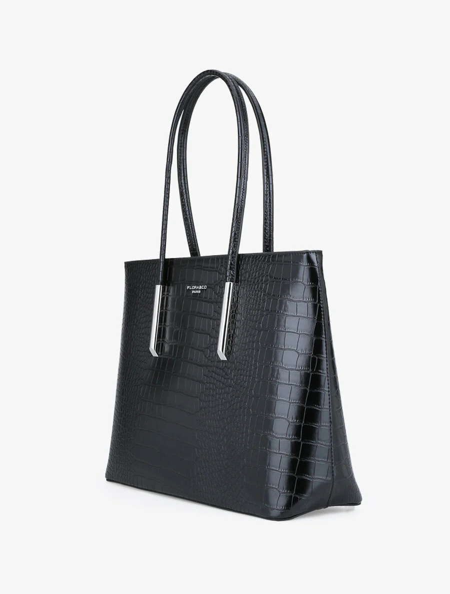 Sac cabas Elodie - Noir - Image 2