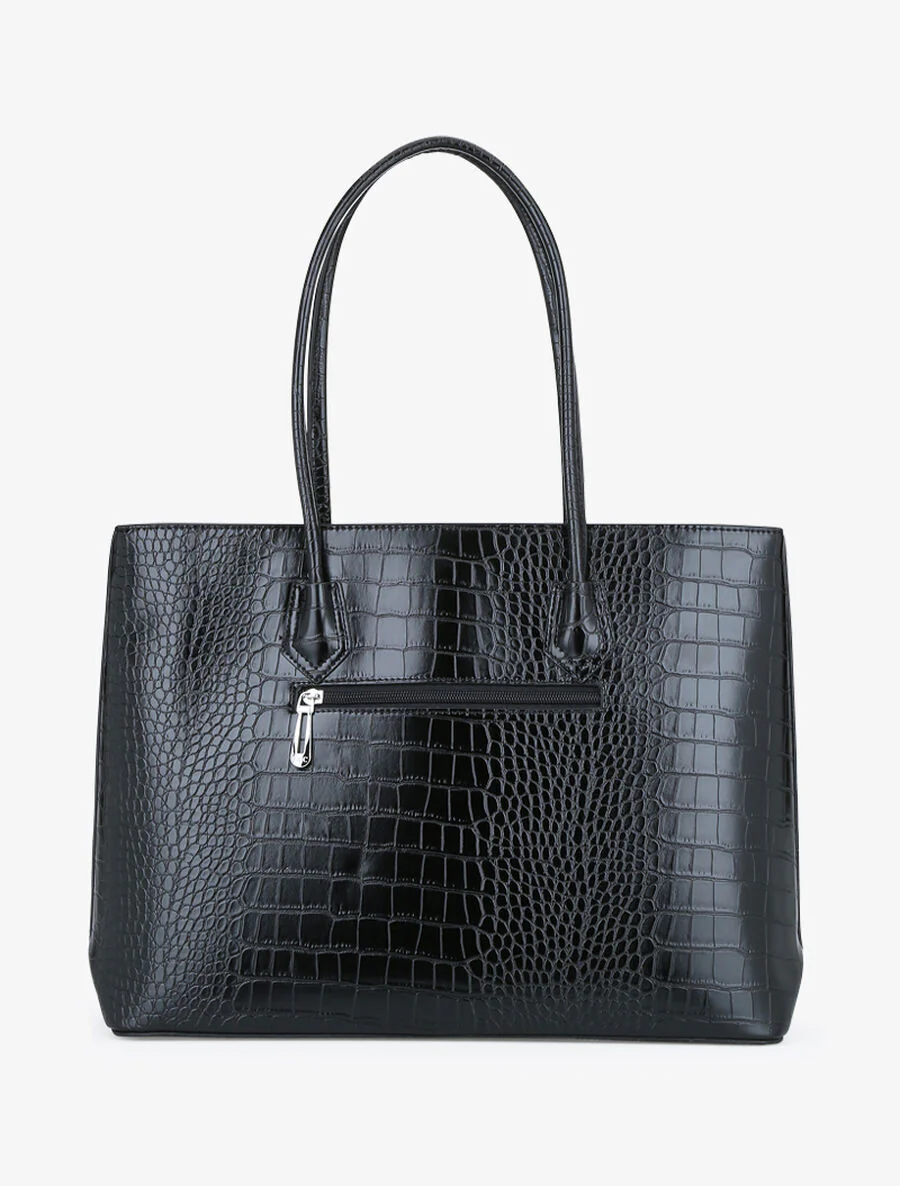 Sac cabas Elodie - Noir - Image 3