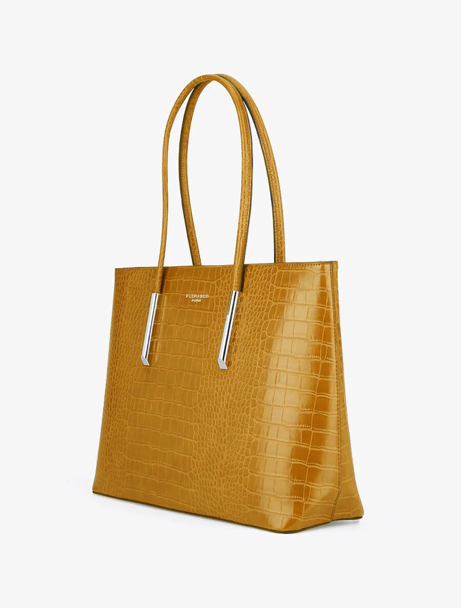Sac cabas Elodie - Jaune moutarde - Image 2