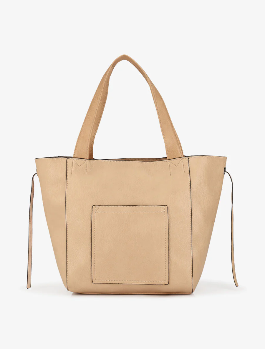 Sac cabas et pochette Julienne - Taupe