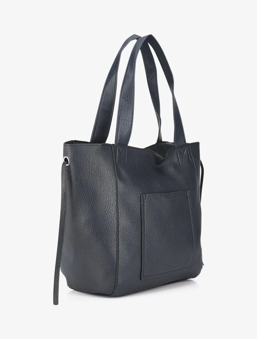 Sac cabas et pochette Julienne - Marine - Image 3