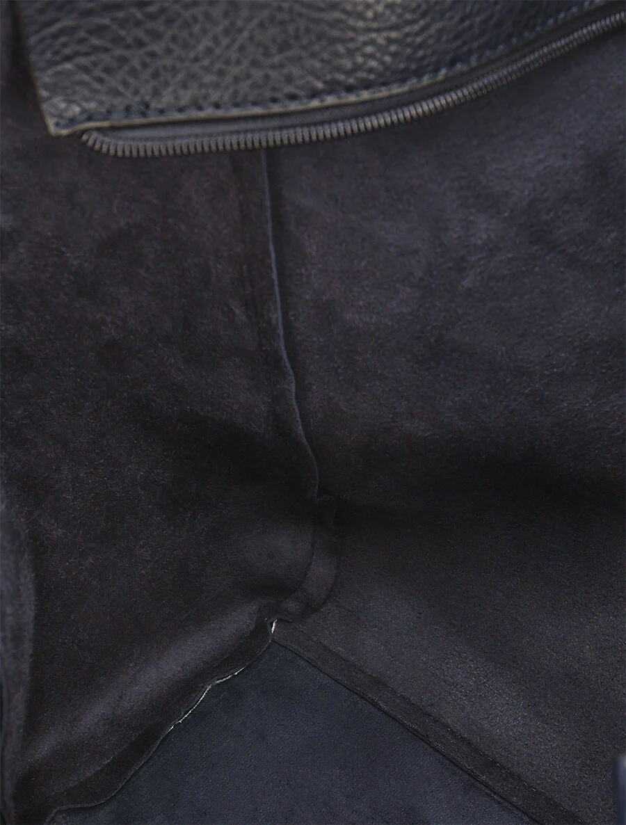 Sac cabas et pochette Julienne - Marine - Image 4