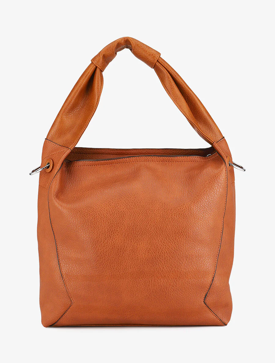 Sac cabas et pochette Saïma - Camel