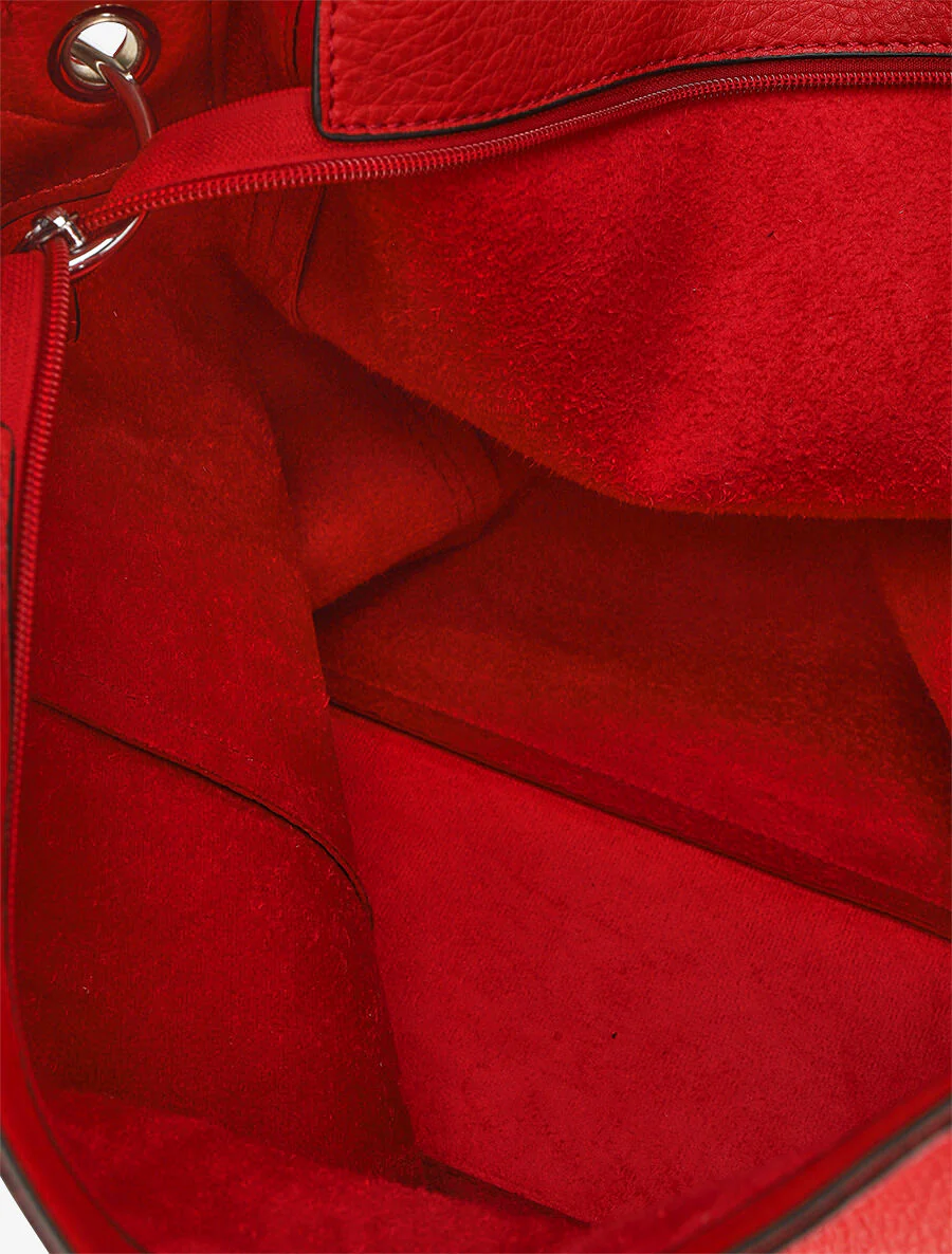 Sac cabas et pochette Saïma - Rouge - Image 4