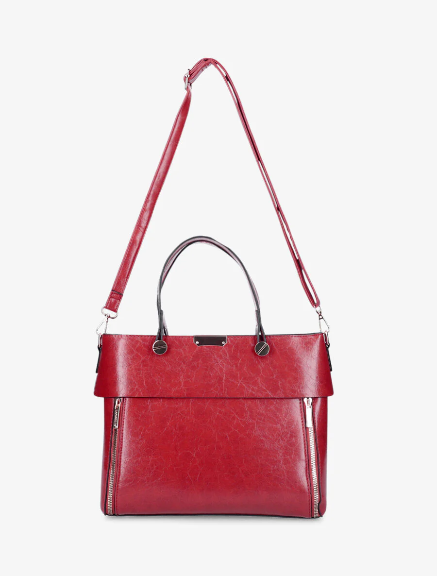 Sac cabas Frankie - Rouge - Image 3